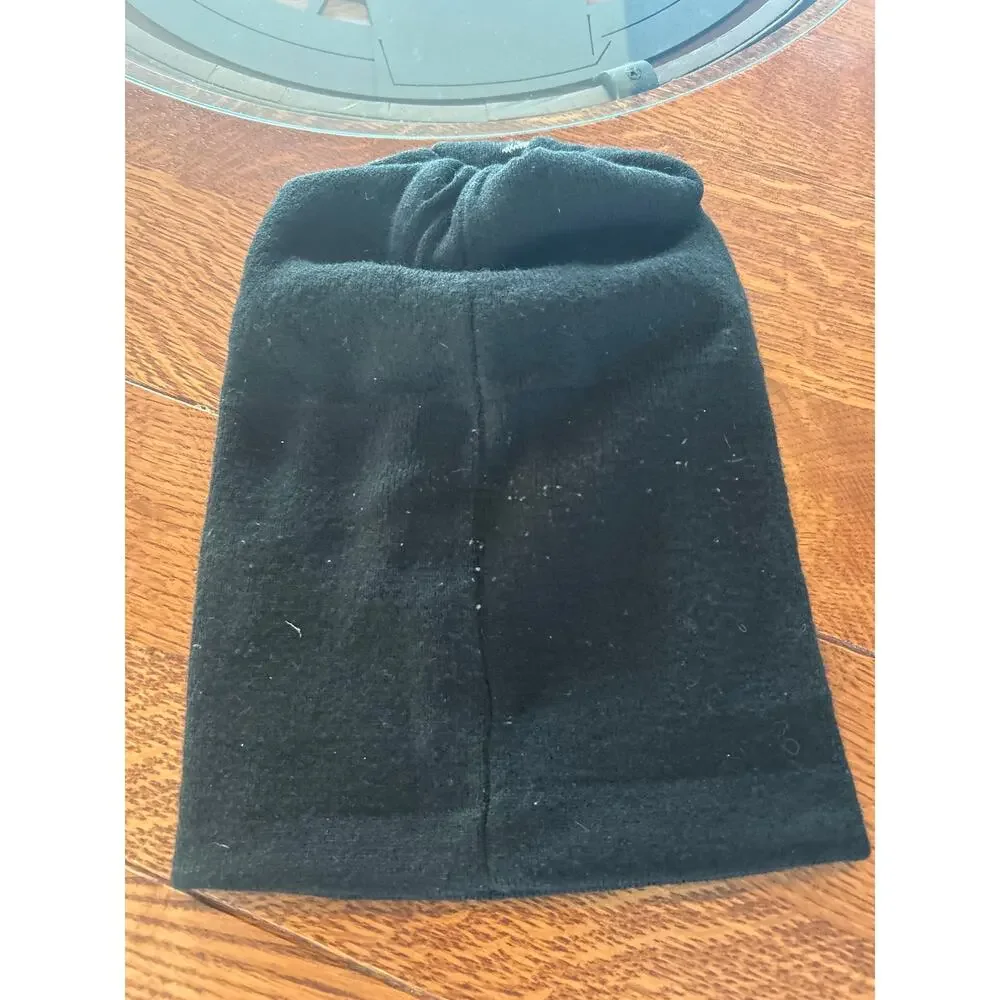 Realtree Fleece Beanie Hat Black‎ Camo Hunting Winter Cap